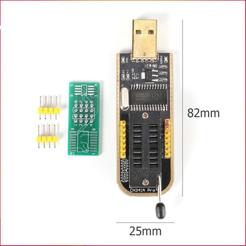 Gravador Programador Leitor Eprom Bios Memorias+adaptador1.8