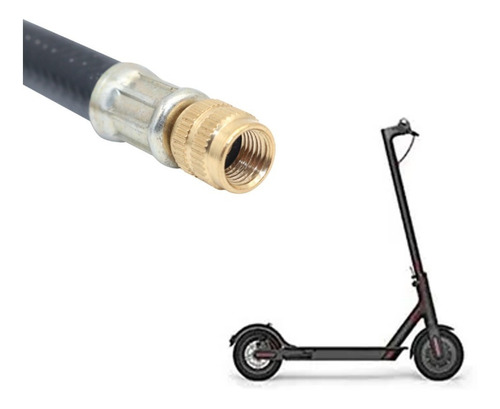 Extensor Adaptador Valvula Neumaticos Scooter Bici Moto