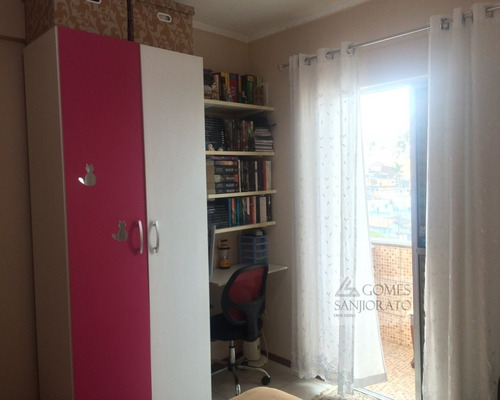 Apartamento A Venda No Bairro Jardim Guapituba Em Mauá - Sp. 2 Banheiros, 2 Dormitórios, 2 Vagas Na Garagem, 1 Cozinha, Área De Serviço, Copa, Sala De Estar, Sala De Tv, Sala - 3454 - 34724144
