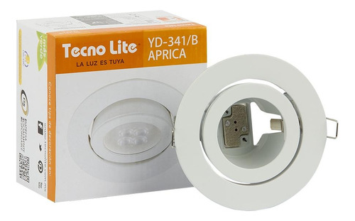 Lampara De Techo Aprica Gx5.3 Blanco 47w Tecnolite