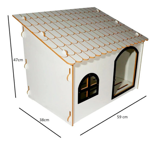 Casa De Luxo Para Cães De Pequeno Porte Chocmaster