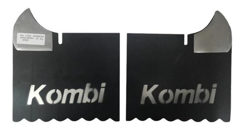 Kit Apara Barro Kombi Todas Lameiro Borracha 4 Peças C/nome