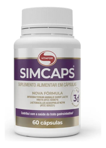 Simcaps 60caps Vitafor Probiótico Flora Intestinal Original