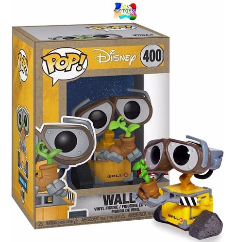 Wall E Walle Bota Planta Funko Pop Pelicula Disney Wall-e Cf