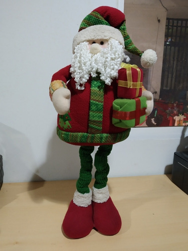 Muñeco Peluche Adorno Santa Claus 70cms. En Oferta