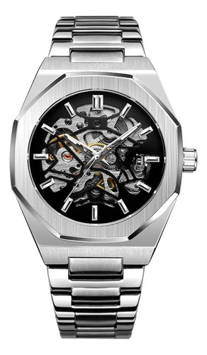 Reloj Mecánico Automático Forsining 344d Skeleton Gift Para