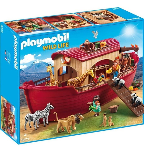 Playset Playmobil Wild Life  Arca De Noe Grande Tut Tutti