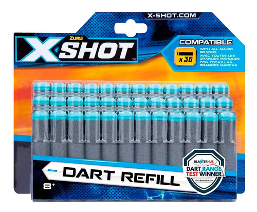 Dardos De Recarga X-shot Paquete X36 Unidades Loi