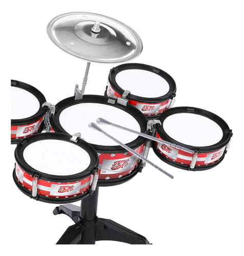 Juguete De Tambor De Simulación Para Niños, Juego 5 Tambor