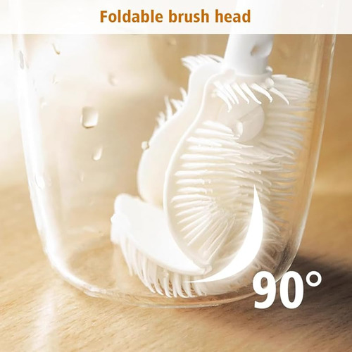 Cepillo De Silicona De Cerdas Suaves Para Vasos