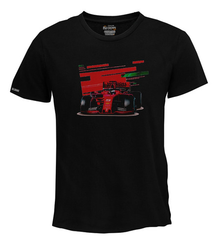 Camiseta Estampada Ferrari Carro Formula1 Rectángulos Bto 