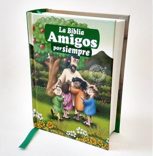 Biblia Infantil Amigos por Siempre Traducción Lenguaje Actual Tapa Dura Verde
