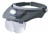 Comprar Lupa binocular Galileo LV7470 manos libres luz triple led vincha