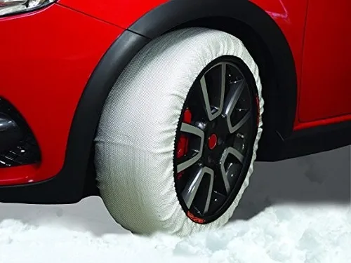 Cadenas 2 Para Nieve,hielo De Tela Auto Uso Intensivo Super