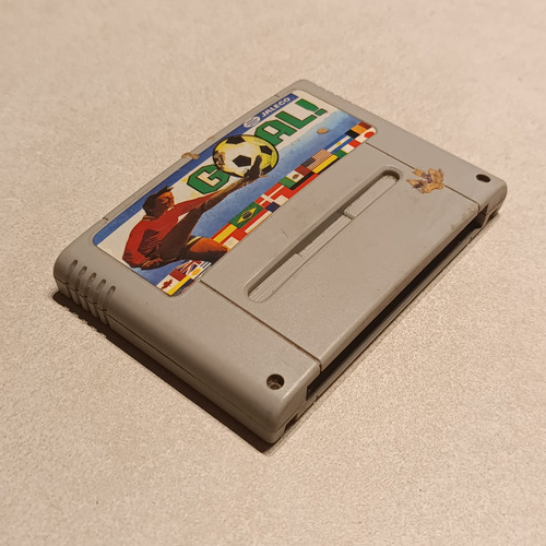 Snes Juego Goal! Genérico Para Super Nintendo Americano (Usado)