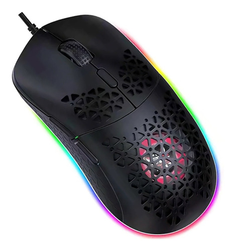 Mouse Gamer Onikuma Cw911 Rgb Ventilación Negro