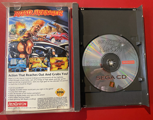 Sega Cd Revenge Of The Ninja (Usado)