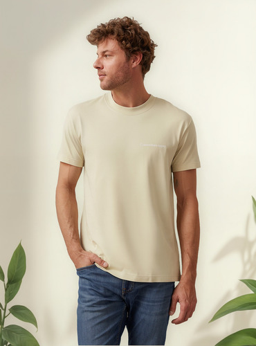 Polera Institutional Verde Calvin Klein