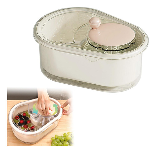 Depurador Portátil De Frutas Con Tapa, Limpiador De Frutas,