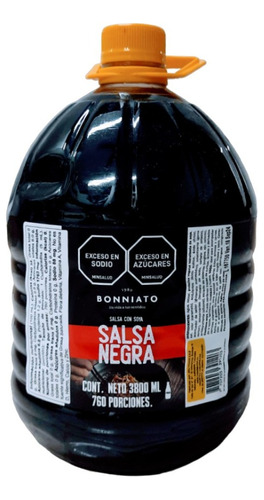 Salsa Negra Garrafa X 3.800ml - mL a $14