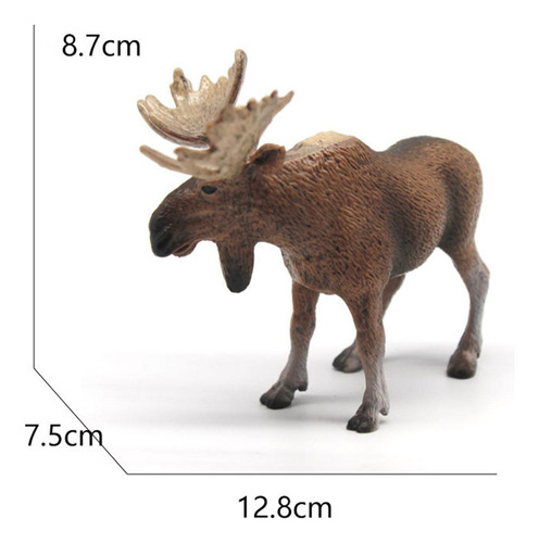 Estatuilla De Animal, Estatuilla De Alce Para Niños,