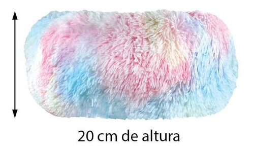 Caminha Pet Nuvem Redonda Alta Grande 70cm X 20cm Colorida