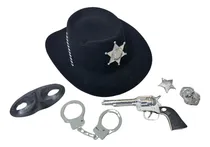 Comprar Kit Xerife Com Pistola, Chapéu,  Faroeste Velho Oeste Apache
