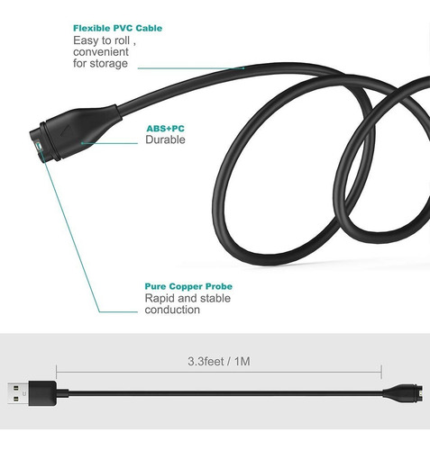 Imagen 2 de 6 de Cargador Garmin Fenix 5 5x 6 6s 6x 7 7s 7x Foreruner 945
