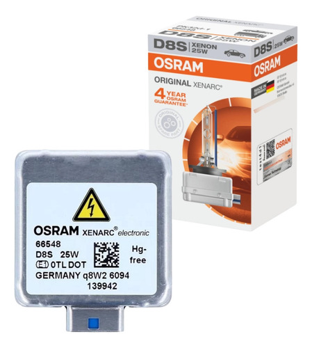 Ampolleta D8s Osram Xenarc 25w Xenón / Original / Amarok