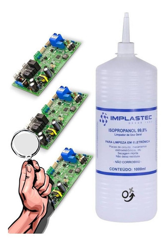 Alcool Isopropilico 1 Litro Limpeza Placas Celular