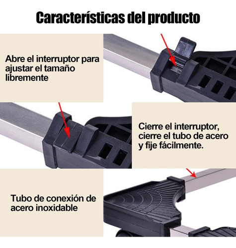 Base Para Cpu Suelo Piso Con Ruedas Giratorias Ajustable