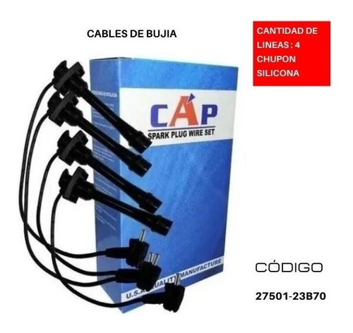 Cables De Bujia Compatible Hyundai Elantra 2.0l