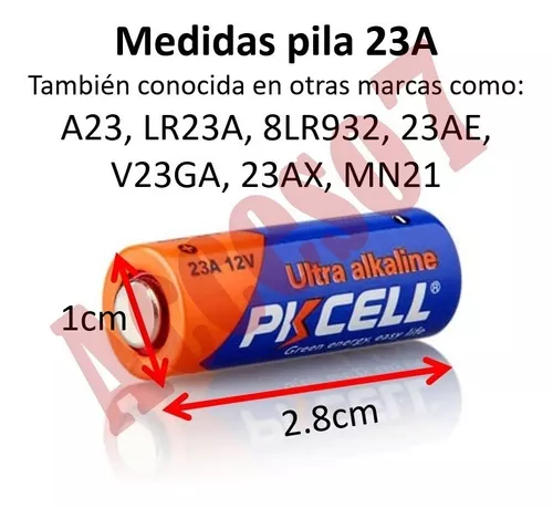 Pila 23A 12v PKCELL -  - Tienda en Linea