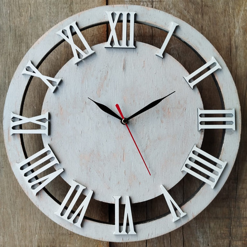 Reloj De Pared Personalizado Madera