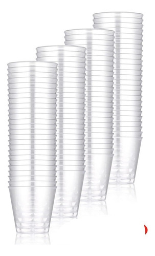 Copos Descartáveis De Plástico Transparente De 100 Ml