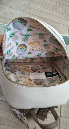 Mini Mochila Baby Yoda/grogu Loungefly Color Verde