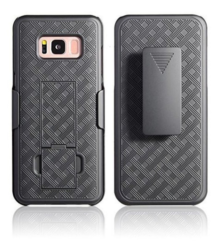 Galaxy S8 Holster Case, Wizgear Shell Holster Combo Swivel S