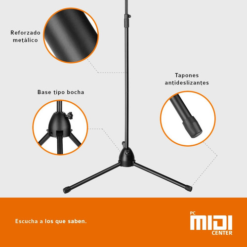 Imagen 4 de 8 de Pie De Microfono Jirafa Para Condenser Dinamico + Pipeta