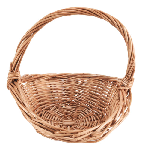Cesta De Mimbre Con Asa, Cesta De La Compra De Mimbre, Cesta
