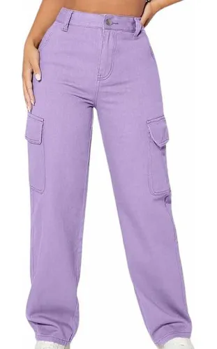Pantalon cargo lila hotsell