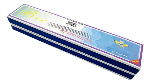 Armónica Bee 24 Agujeros Tremolo Clave C Harmonica Metal.