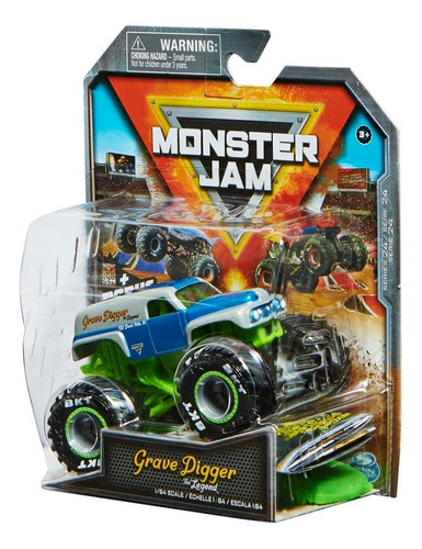 Monster Jam Camión Monstruo Metal Grave Digger Escala 1:64