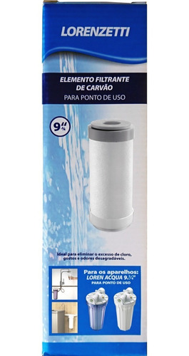 Refil Filtro Loren Acqua 9 3/4 Pou Carvao Ativado Lorenzetti