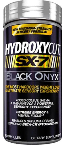 Hydroxycut Sx-7 Black Onyx Thermogenic 80caps - Enviogratis