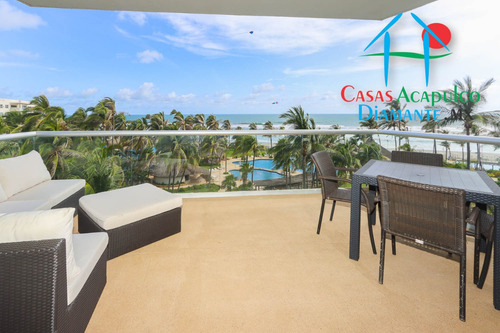 Cad Club Playamar I T6 402. De Playa. Dos Terrazas Con Vista Frontal Al Mar