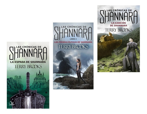 Cronicas De Shannara 1 Al 3 - Terry Brooks - Oz - 3 Libros