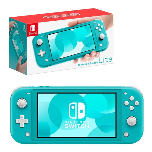Nintendo Switch Lite 32GB Standard cor azul-turquesa