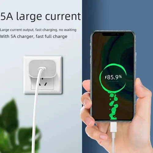 comprar Cable De Datos De Carga Flash Tipo C De Carga Súper Rápida D