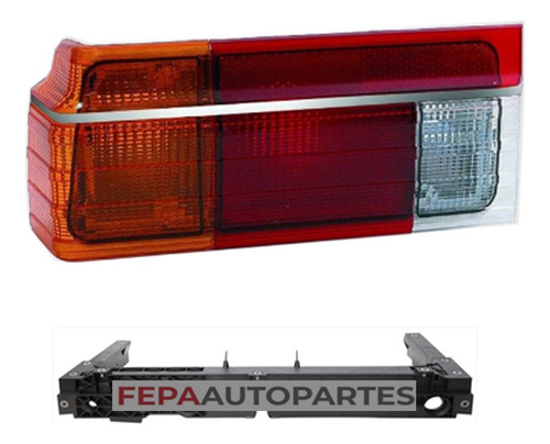 Mica Faro Giro Trasero Vw Gacel 84/97 Vira Cromada