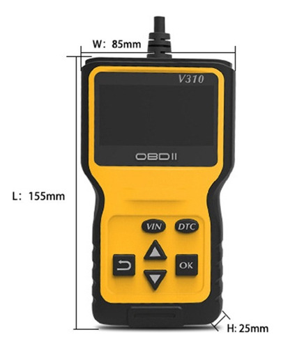 Shaoke Escáner De Diagnóstico De Automóvil Automotriz Obd2